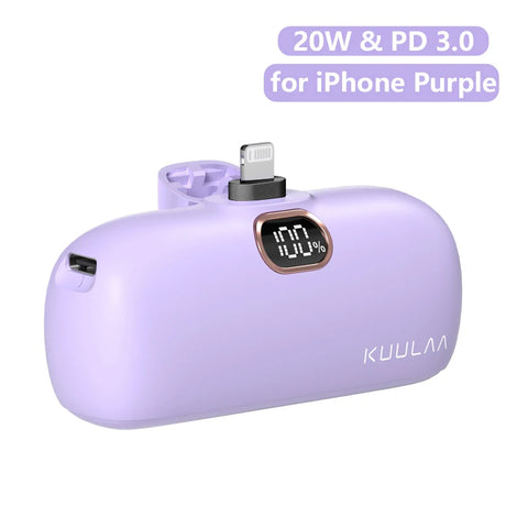 KUULAA 5000mAh portable power bank