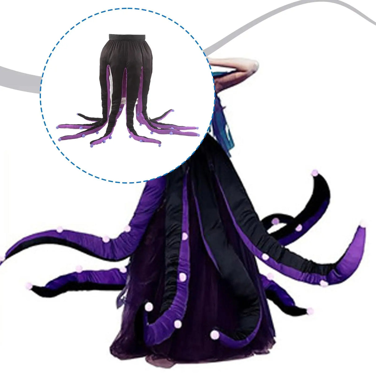 Octopus Costume for Men Women Creative Clothes Role Playing Fancy Dress for Party Holiday Carnival Masquerade Photo Props