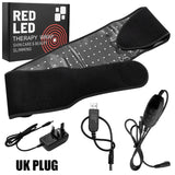 850nm 660nm Red＆Infrared LED Light Therapy Belt Pulsed Light Back Wrap Burn Fat Wrap Slimming Device Pain Relief Waist Heat Pad