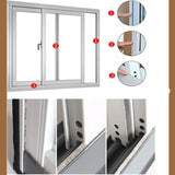5/10M Self-adhesive Aluminum Alloy Door and Window Sound Insulation Wind Protection Collision Prevention Dust Sealing Strip