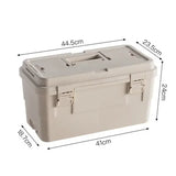 Complete Tool Box Storage Organizer Hardware Parts Tool Box Double-layer Camping Tools Case Portable Carry Case Professional