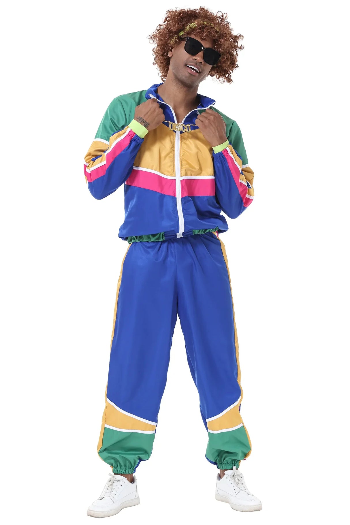 Couples Retro Hippie Costumes Male Women Carnival Halloween Party 70s 80s Rock Hip-Hop Disco Clothing Suit Cosplay Outfits