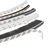 10/5Meters Brush Strip Self Adhesive Door Window Sealing Strip Home Door Window Sound Insulation Seal Film Door Weather Strip