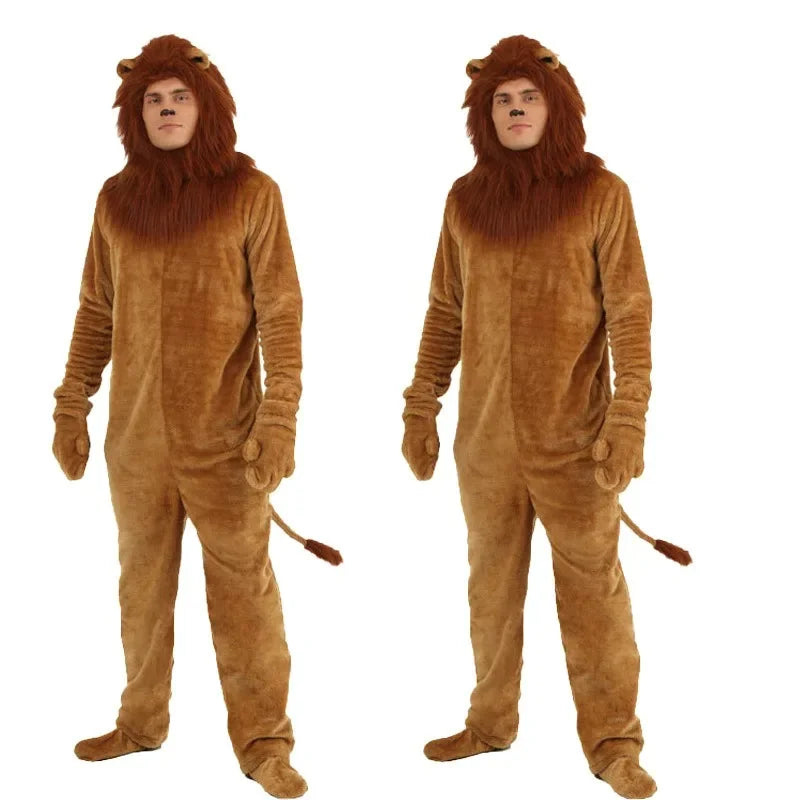 2025 New Cartoon Cute Lion Wizard of Oz Costume Animal Party Halloween Performance Costume  cosplay costumes