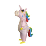 Adult Unicorn Dinosaur Rabbit Inflatable Costumes Animal Role-playing Outfits Halloween Party Performance Wear Fesival Garment