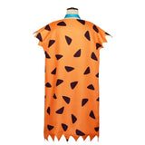 The Flinstones Fred Cosplay Costume American Animated Flintstones Anime Cosplay Costume Adult Boy Girl Dress Scarf Halloween