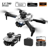 LU200 Drone 8K Professionale Dual-Camera HD WIFI GPS Optical Localization Four-way Obstacle 10000M Remote Control Drone
