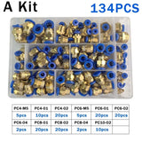 PC Series Box 4mm 6mm 8mm 10mm 12mm Air Joint Connectors Push in Hose Tube Pneumatic Fitting 1/4 1/8 1/2 Quick Release Couplings