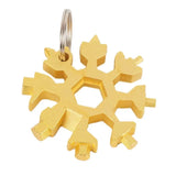 Portable EDC Multifunction Torque Snowflake Wrench Alloy Steel Hexagonal Universal 18-in-1 Octagonal Screwdriver Household Tool