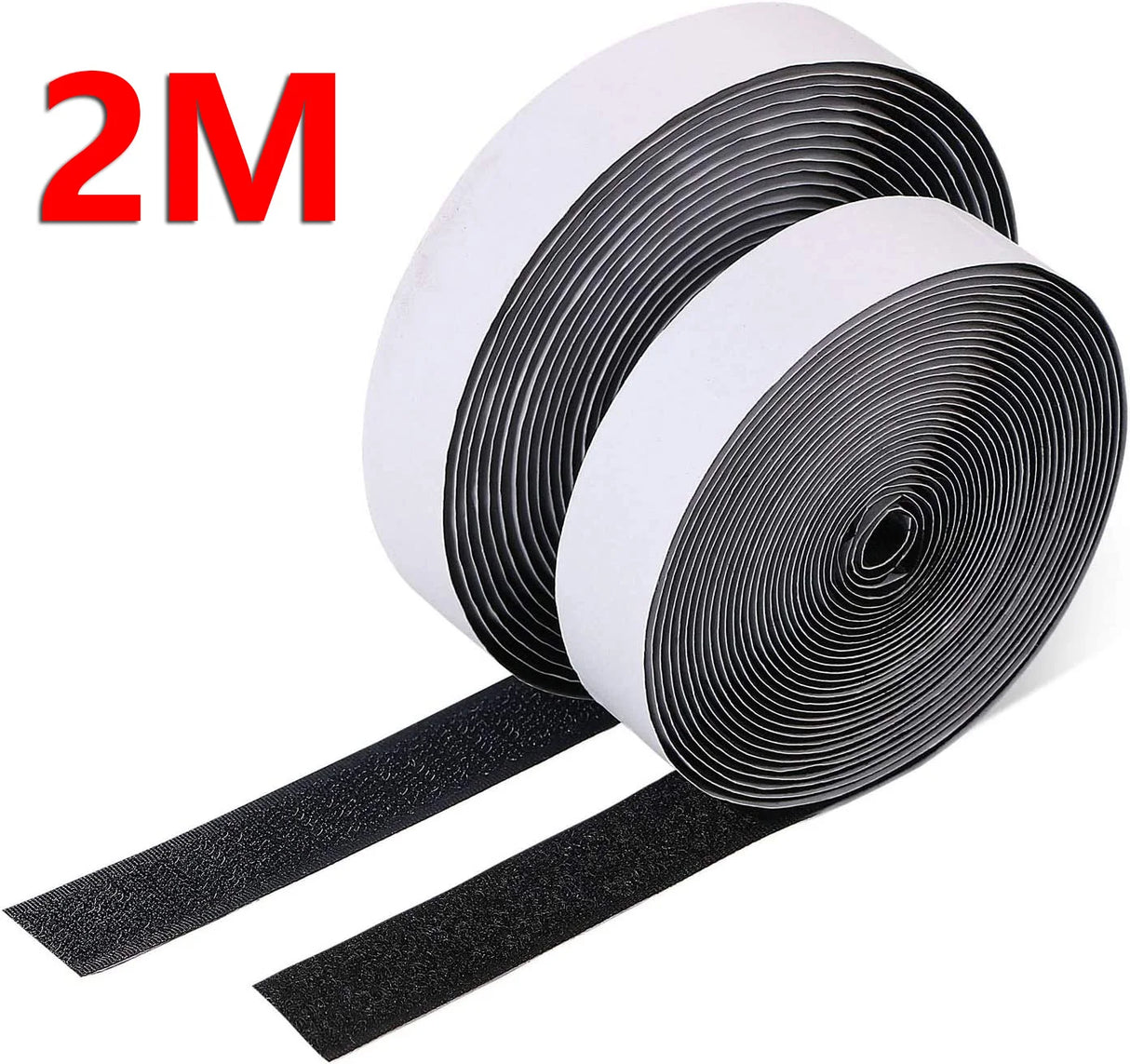 20/25/30/50mm Magic Sticker Tape Self Adhesive Extra Strong Double Sided Adhesive with Sticker Pad Fluffy Hook and Loop Fastener