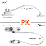 Premium Restrictor Cable with Key Locking Security to Safeguard Children and Prevent Intruder Access, Designed for Windows & Doors