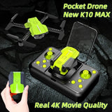 New K10 Mine Drone Pocket 8K HD Camera FPV RC Profesional RTF Quadopter Foldable Obstacle Avoidance Aircraft Gift Children Kid