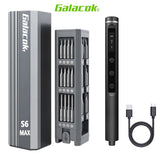 Glacok S6 Max 5-Speed Torque Precision Electric Screwdriver Set DIY 3.7V Rechargeable Screwdriver iPhone Disassembly Repair Tool