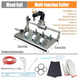 Glass Bottle Cutter - Professional DIY Glass Cutting Tool for Square, Round Bottles and Bottlenecks with Accessories