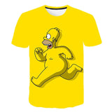 The Simpsons Homer 3d Print T-Shirt Bart Simpson House Clothing Homer Simpsons Costume Men/women Family t-Shirt