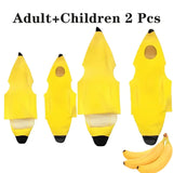 Child/Adult Banana Cosplay Halloween Christmas  Costumes Performance Costume Fruit Banana Costume Performance  Costume