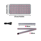 Red＆Infrared Light Therapy Belt 660nm&850nm Full Body Pain Relief Wrap Burn Fat Wrap Slimming Machine Waist,Wrist,Chin,Neck Pad