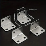 20pcs Angle Iron Board Table, Chair, Cabinet, Wardrobe, Fixed Connector, 90-degree Angle Iron Plate Bracket