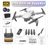 E88 Pro WiFi FPV Drone, Wide Angle, HD, 4K, 1080P Camera, Height Hold, RC, Foldable Quadcopter, Helicopter Toys, Gift, New