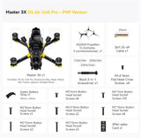 SpeedyBee Master 3X Modular O3/O4 Pro HD Digital VTX FPV Drone