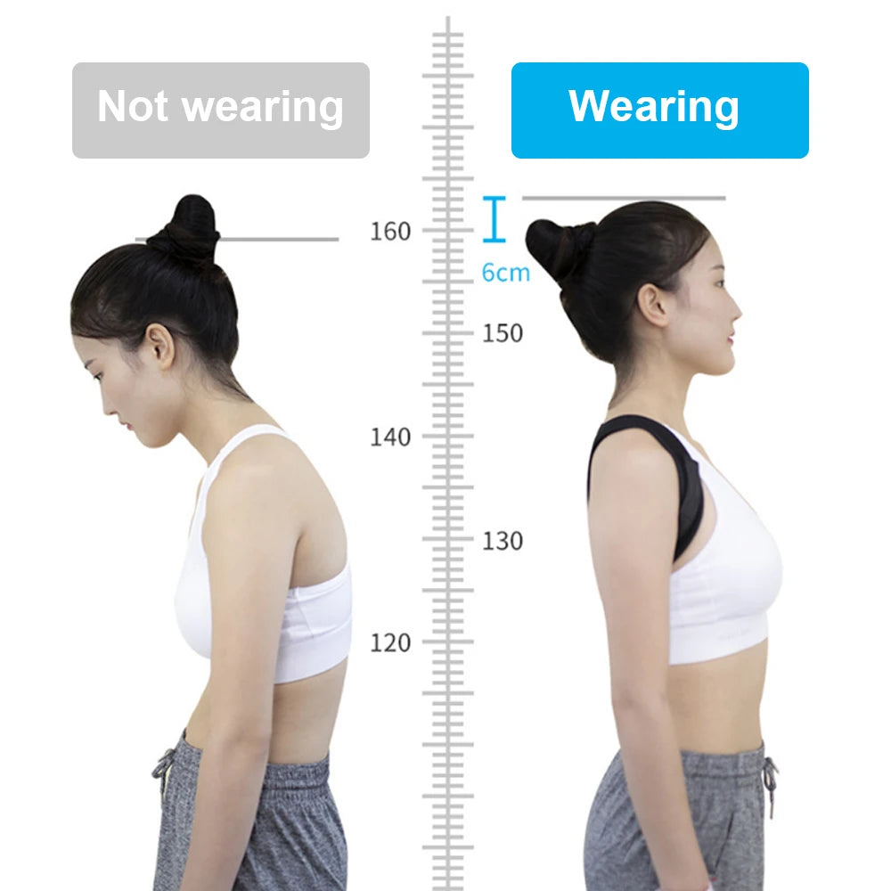 1pcs  Adjustable Spine Correction Belt for Women And Men Preventing Humpback Posture Corrector Back And Shoulder Support