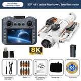 New AE22 Spray Drone 8K Professional HD 180° Dual Cameras Brushless Motors Infrared Obstacle Avoidance Foldable Quadcopter Toys