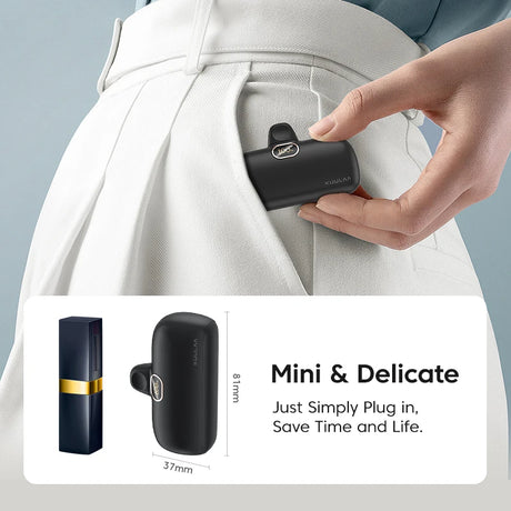 KUULAA 5000mAh portable power bank