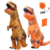 Tyrannosaurus Rex Inflatable Costume Adult Dinosaur Halloween Party Wear Fancy Dress Costume for Adults Festival Mascot