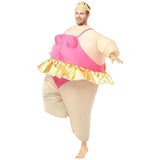 Hot selling costume party performance, chubby guy, funny and cute party atmosphere props, ballet inflatable suit