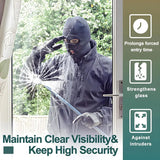 Clear Security and Safety Window Film Shatterproof Film for Glass Windows Anti Shatter Tempered Glass Cover Clings Film for Home