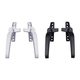 ZEXEF Left Right Handle Wide Aluminum Alloy Hand for Window Universal 15mm Accessories Building Armed Hardware Doors Adhesive