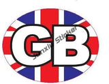London England United Kingdom GB Vinyl Decals Bumper Stickers GB Accessories for Car Pickup National Flag Glue Sticker KK10cm