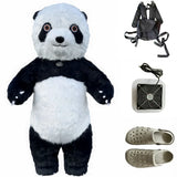 Giant Polar Bear Inflatable Costume Street Funny Polar Bear Mascot Costume Party Cosplay Plush Doll Inflatable Mascot Costume