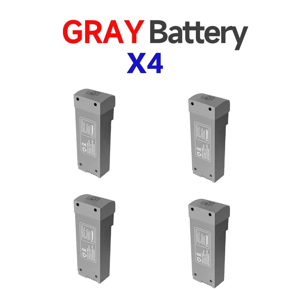 3.7V 2000mAh Z908 ProMAX Drone Battery For Z908 PRO RC Plane 3.7V 2000MAh Z908MAX Drone Grey/Black Battery Accessories Parts