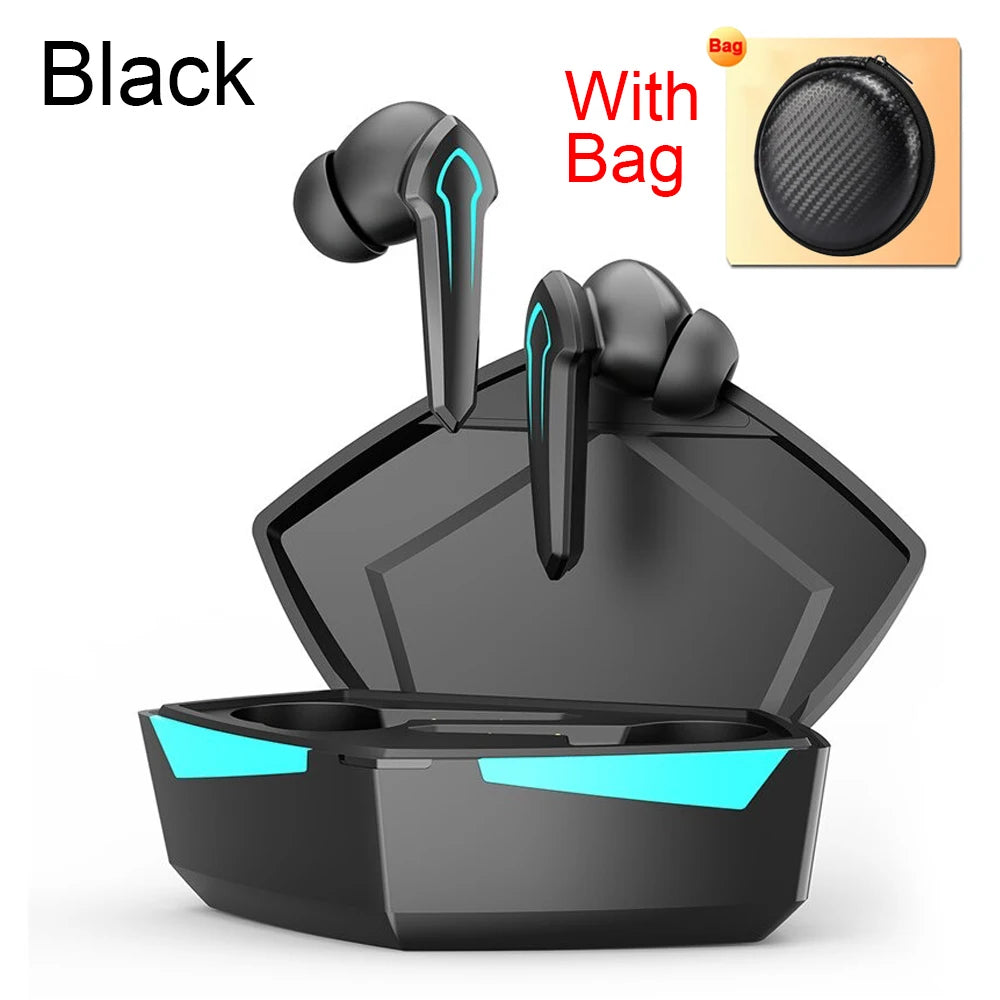 TWS Wireless Headphones Stereo LED Gaming HiFi Headset For Xiaomi Redmi Mi Huawei iPhone Samsung Universal Mic Bluetooth Headset