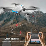 E99 PRO Drone with Flash Professional HD Dual Camera WIFI Obstacle Avoidance RC Helicopters Aerial Photography Quadcopter