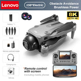 Lenovo D18 GPS Drone 8K Aerial HD Dual Camera Intelligent Obstacle Avoidance Brushless Power 5G WIFI GPS Return Screen RC Drone