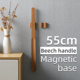 55CM wooden long handle Magnetic shoehorn long shoe spoon Horn for shoes Wear Shoe Easier Support for customized Logo