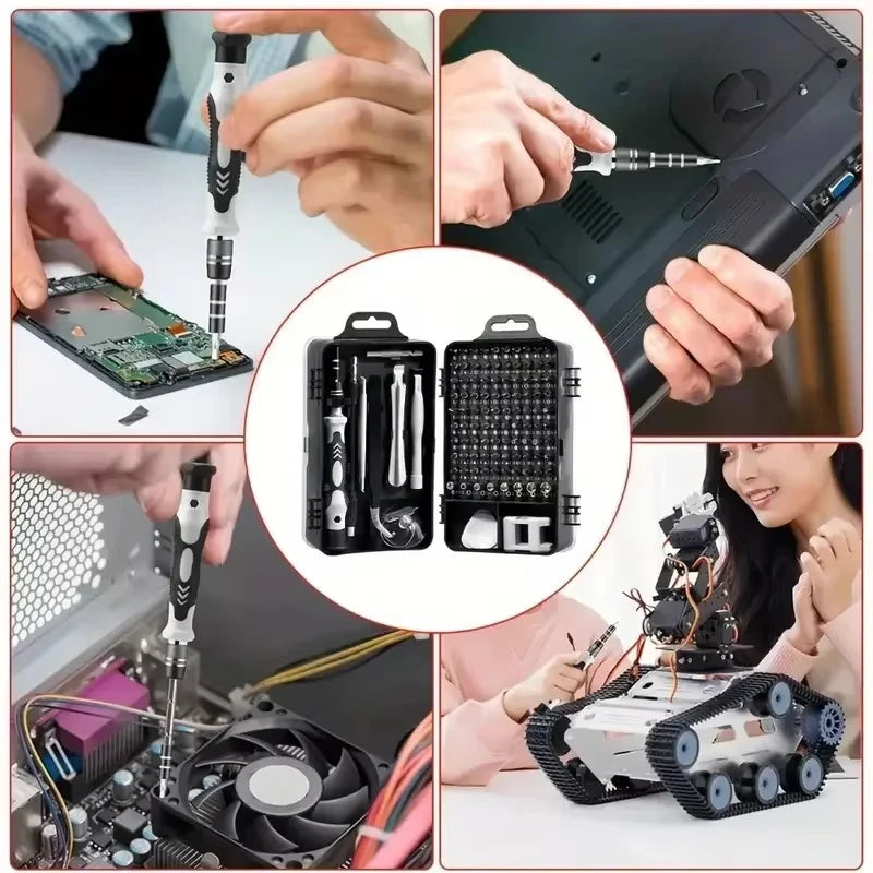 115-in-1 Precision Screwdriver Set with Magnetic Bits - Electronics Repair Tool Kit for Phone, Laptop, PC & DIY Projects