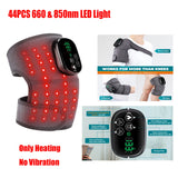 660 and 850nm Multifunctional LED Light Devices Knee Pad Brace 3 In 1 Heating Shoulder Elbow Joint Thermal Belts Pads