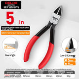 DELIXI ELECTRIC Nozzle Pliers  Electronic Pliers Industrial Scissors Diagonal Pliers，for CuttingMetalWireCablePlasticsWood
