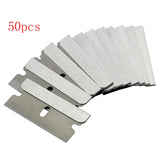 50/100pcs Scraper Razor Blades for Cleaning or Removing Marks on Metal, Glass, Glue