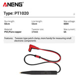 ANENG Capacitor Clip LCR Universal Test Clip Capacitor Resistance Detector Line Capacitance Test Leads Multimeter Accessories