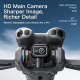 Lenovo GT50 Pro RC Drone 8K HD Dual Cameras WiFi GPS Brushless Motor 5.64 Inch Large Screen Remote Control 20Min Flight Gift Toy