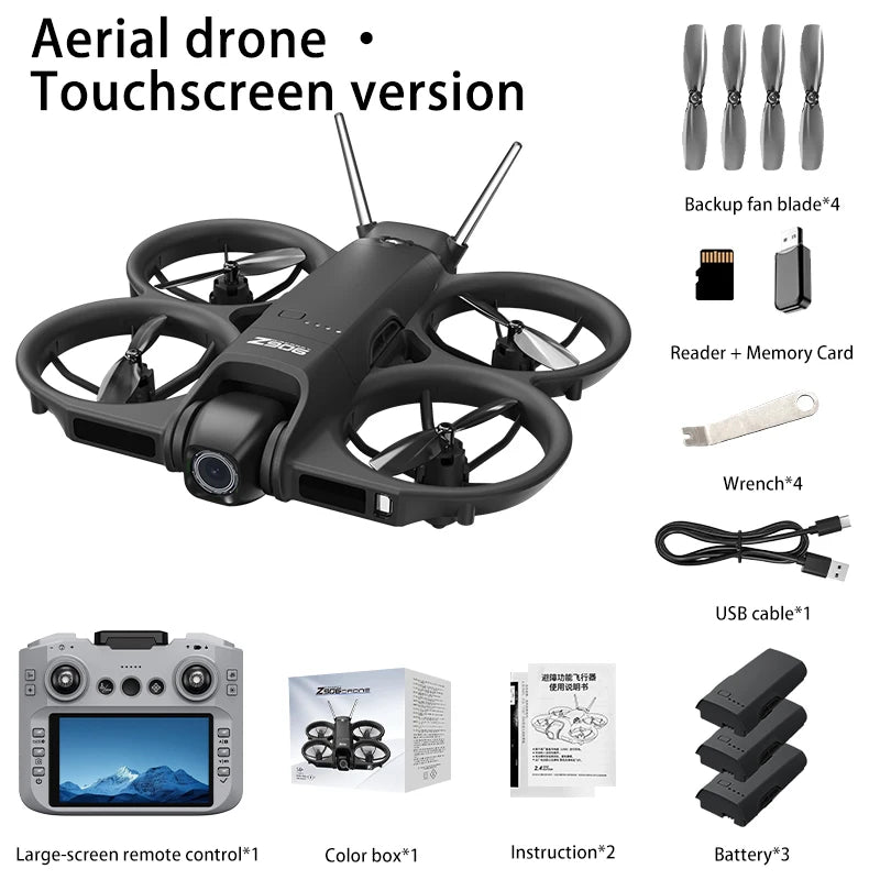 Lenovo Z906 Drone 8K 5G GPS Positioning Brushless Foldable Quadcopter Intelligent Obstacle Avoidance Long Distance RC Aircraft
