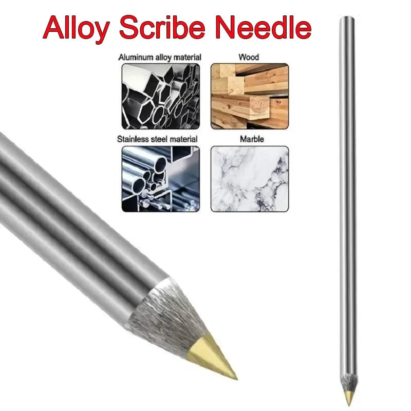 Carbide Alloy Scribe Lettering Marker Pen For Metal, Wood, Glass and T