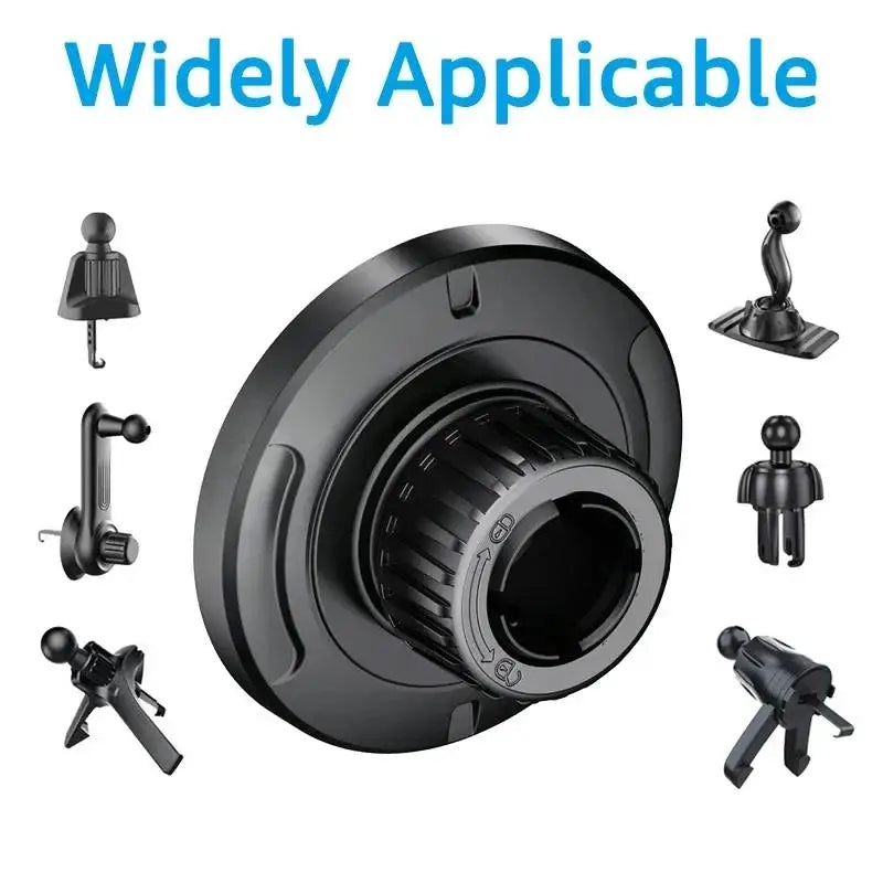 Universal 17mm Ball Head Base Magnet Brackets For MagSafe Car Mount Accessories Mini Magnetic Car Phone Holder Parts For iPhone