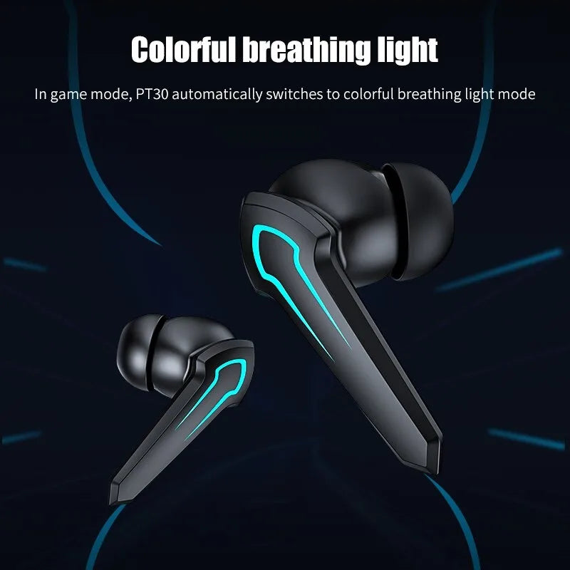 TWS Wireless Headphones Stereo LED Gaming HiFi Headset For Xiaomi Redmi Mi Huawei iPhone Samsung Universal Mic Bluetooth Headset