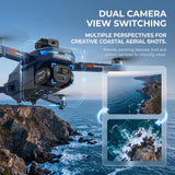 New GT8 MAX RC Drone 4K Professional Dual Camera FPV GPS Brushless Motor Optical Flow Hovering Folding Quadcopter 4k 8K RC Drone