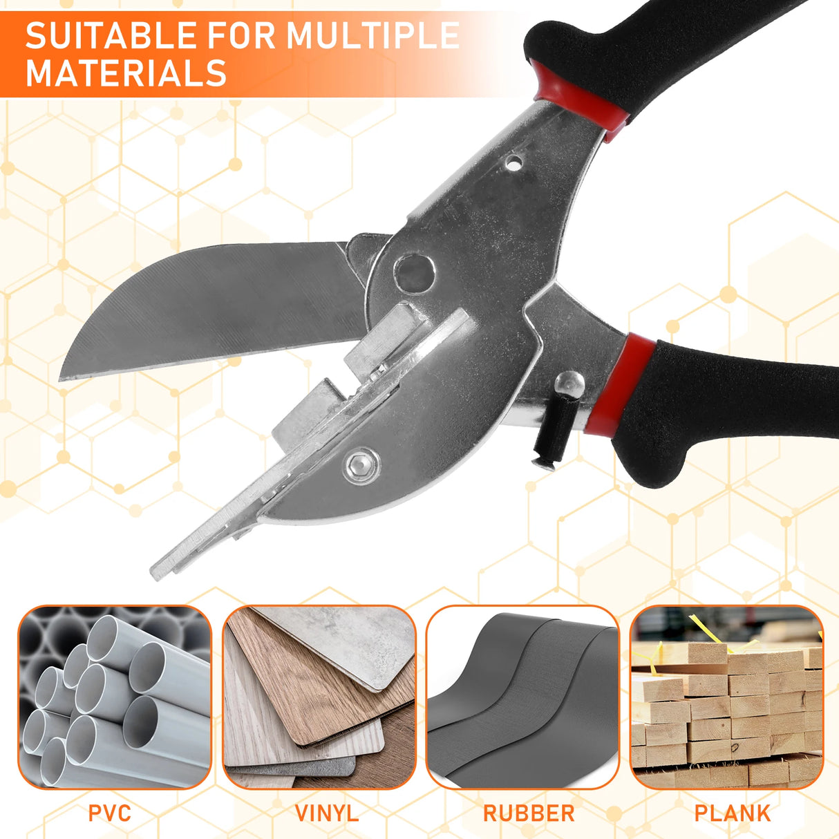 Miter Shears 45°- 135° Multi Angle Multifunctional Cutter for Precise Angular Cutting